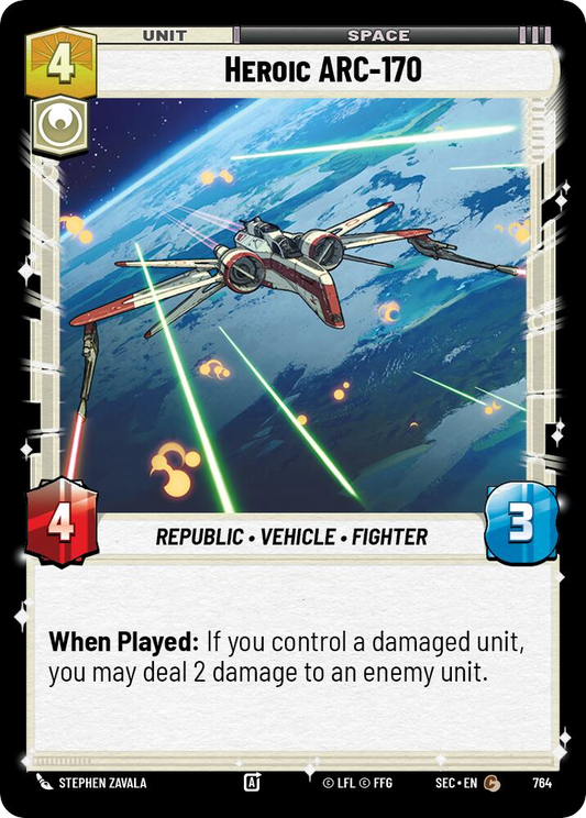 【SEC0764/EN】Heroic ARC-170 (Foil)