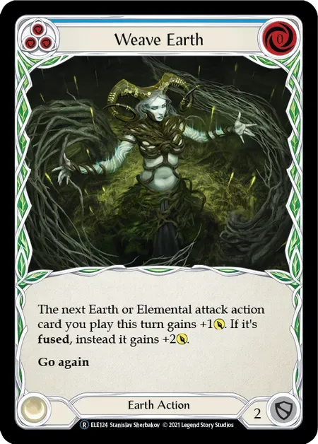 【U-ELE124/EN】Weave Earth[Blue]