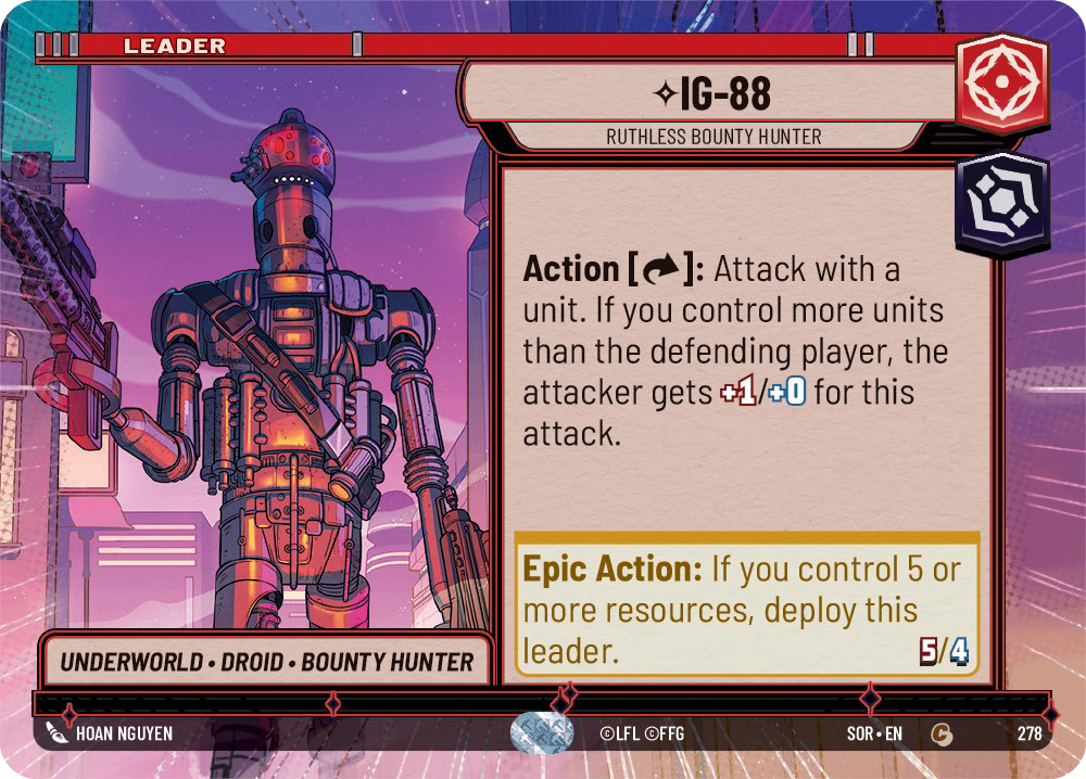 【SOR278/EN】IG-88 - Ruthless Bounty Hunter (HYPERSPACE)