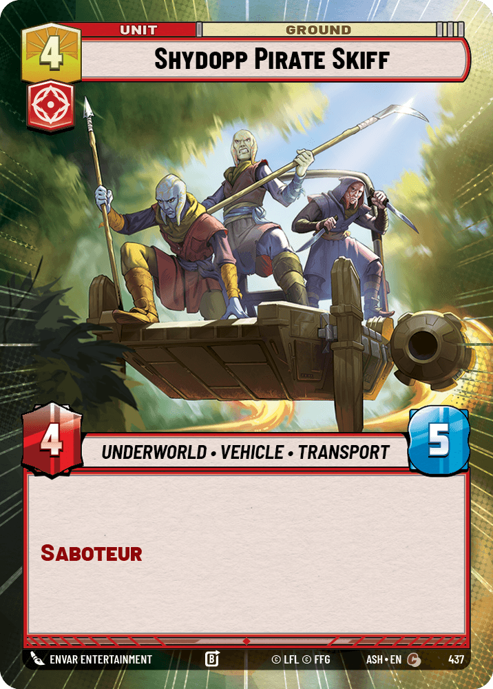 【ASH437/EN】Shydopp Pirate Skiff (Hyperspace)