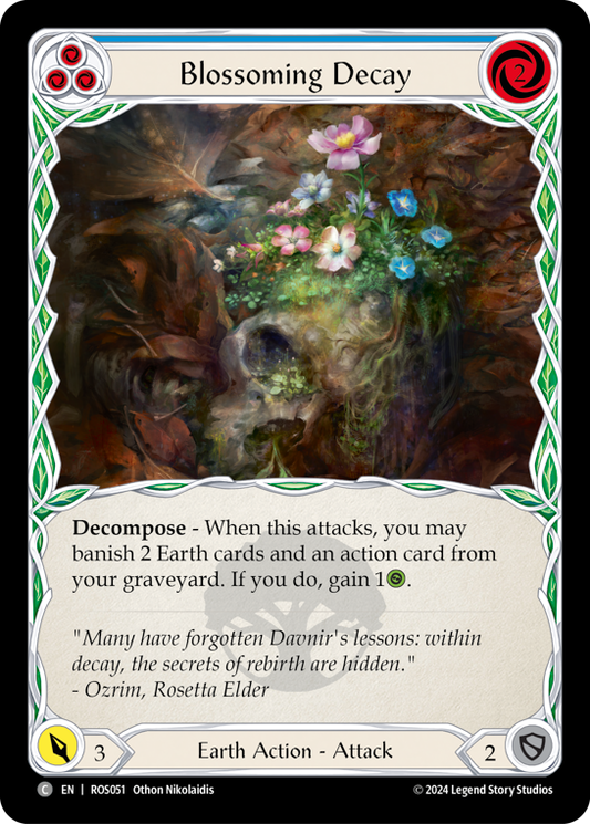 【ROS051/EN/RF】Blossoming Decay/腐敗に咲く花[Blue]