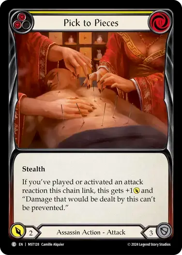 【MST128/EN】Pick to Pieces/徹底的な細断[Yellow]