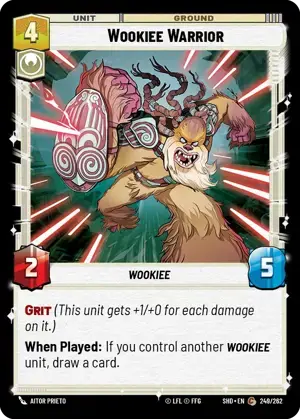 【SHD249/EN】Wookiee Warrior (FOIL)