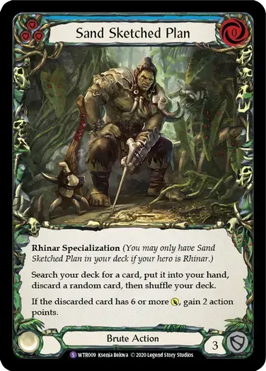 【傷あり特価】【U-WTR009/EN】Sand Sketched Plan