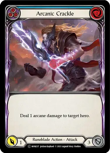 【U-MON237/EN】Arcanic Crackle[Blue]