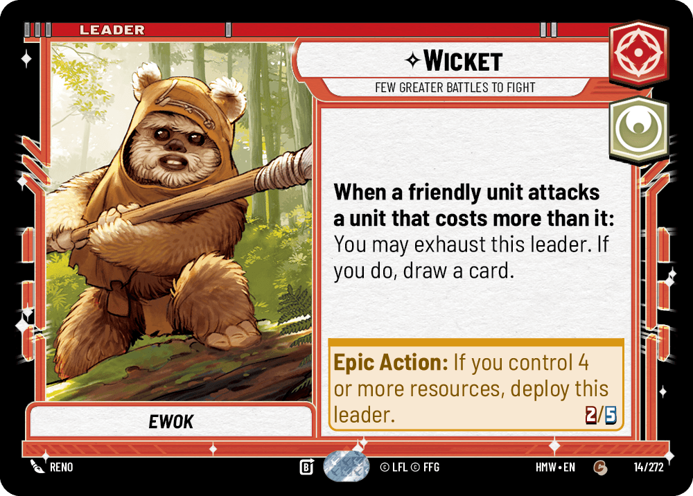 【HMW014/EN】Wicket - Few Greater Battles to Fight