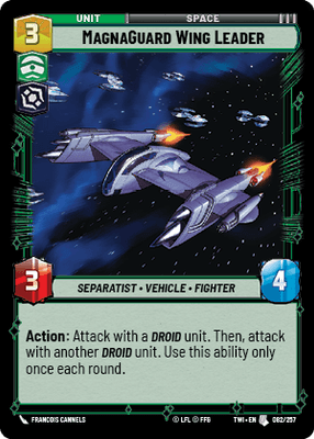 【TWI082/EN】MagnaGuard Wing Leader(FOIL)