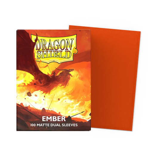 【Dragon Shield】Matte Dual - EMBER(スタンダードサイズ/100枚入り)※配送方法はゆうパックをご選択ください