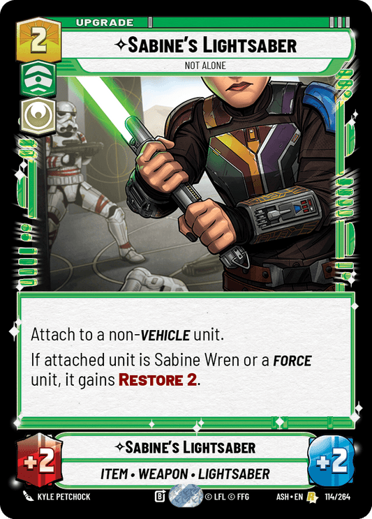【ASH114/EN】Sabine's Lightsaber - Not Alone