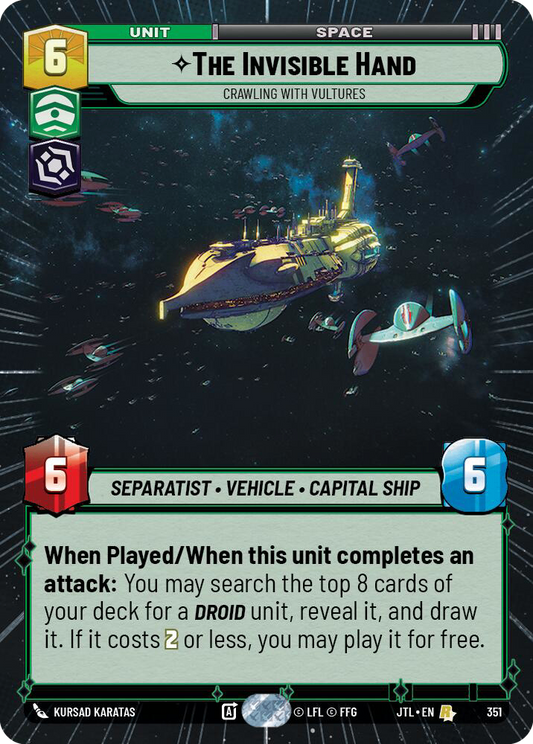 【JTL351/EN】The Invisible Hand - Crawling With Vultures(Hyperspace)