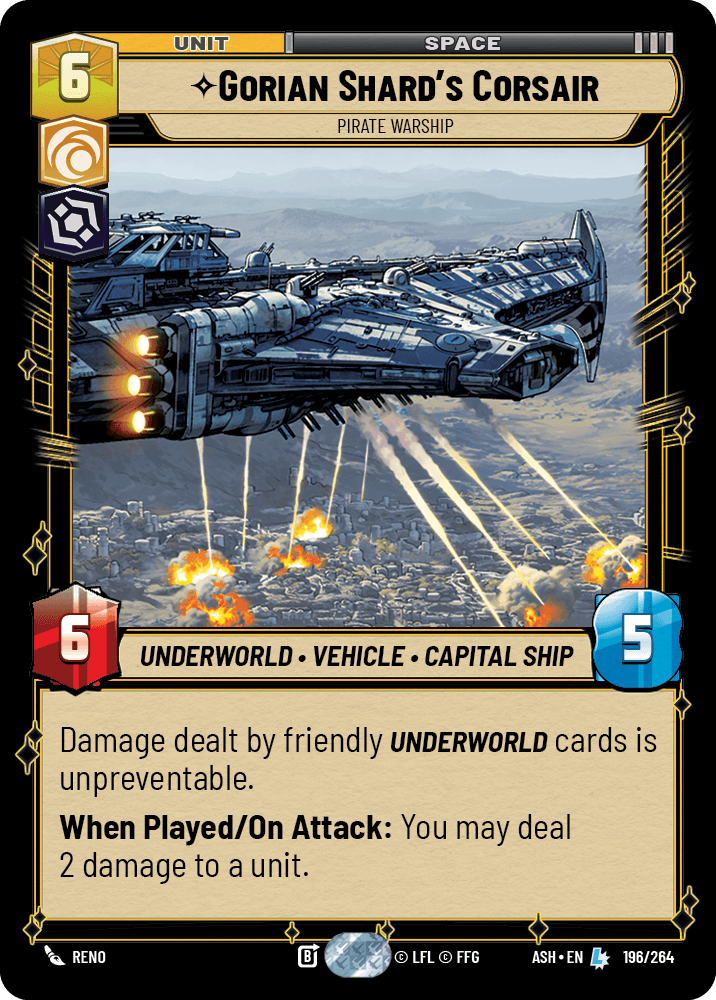 【ASH196/EN】Gorian Shard's Corsair