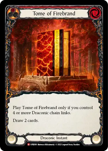 【UPR089/EN】Tome of Firebrand