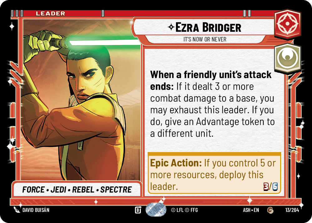 【ASH013/EN】Ezra Bridger - It's Now or Never