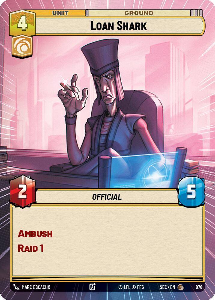 【SEC0978/EN】Loan Shark (Hyperspace/Foil)