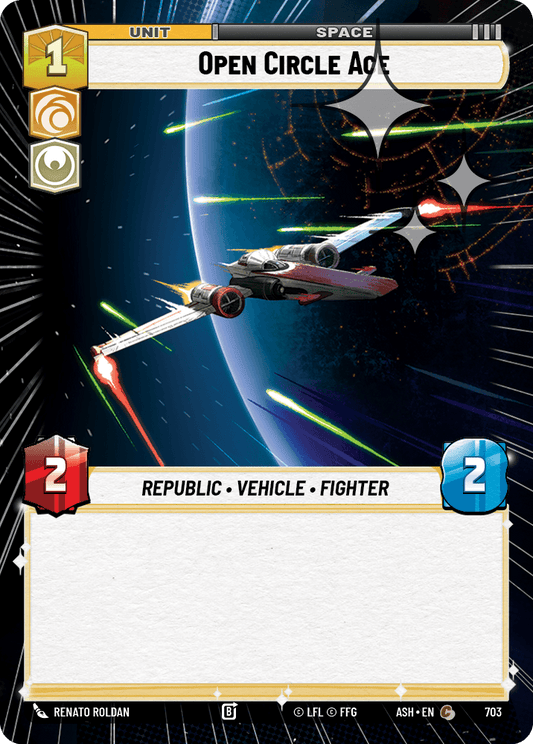 【ASH703/EN】Open Circle Ace (Hyperspace/Foil)