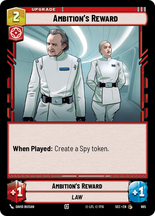 【SEC0685/EN】Ambition's Reward (Foil)