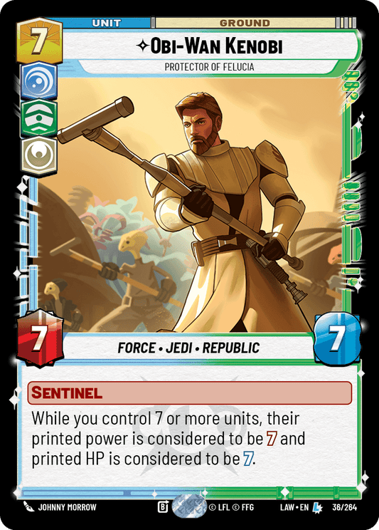【LAW036/EN】Obi-Wan Kenobi - Protector of Felucia