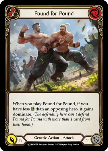 【U-MON279/EN】Pound for Pound[Yellow]