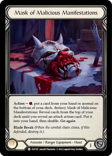 【OUT157/EN/CF】Mask of Malicious Manifestations