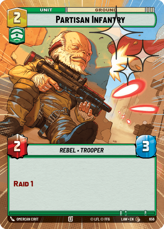 【LAW656/EN】Partisan Infantry (Hyperspace/Foil)