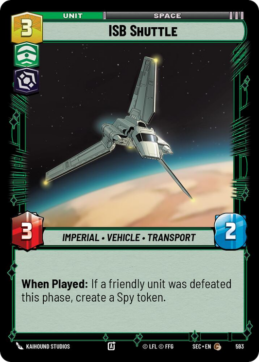 【SEC0593/EN】ISB Shuttle (Foil)