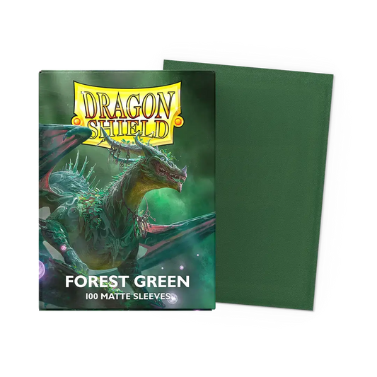 【Dragon Shield】Matte - FOREST GREEN(スタンダードサイズ/100枚入り)※配送方法はゆうパックをご選択ください