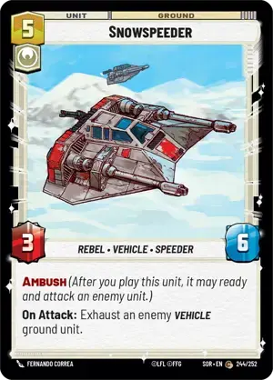 【SOR244/EN】Snowspeeder(FOIL)
