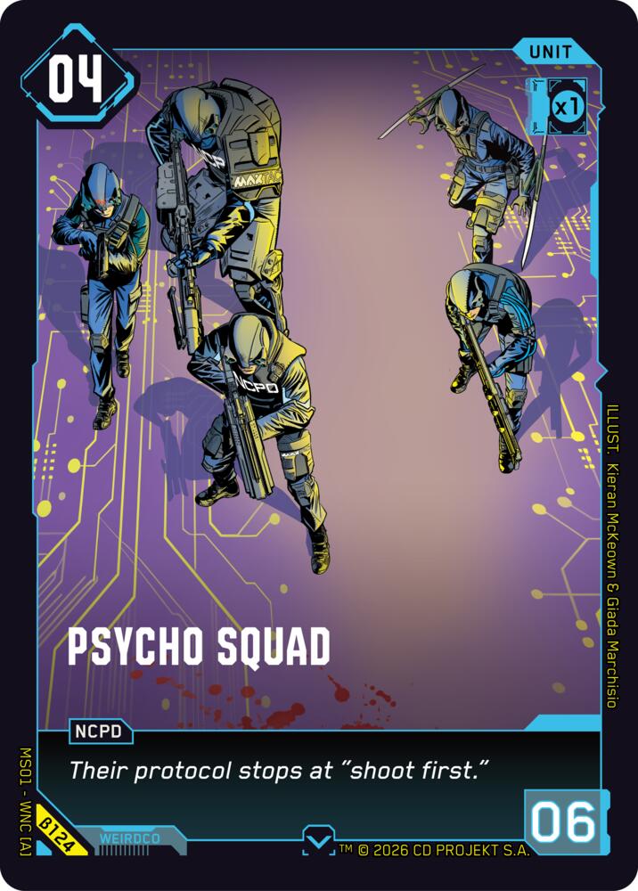 【WNCBβ124/EN】Psycho Squad