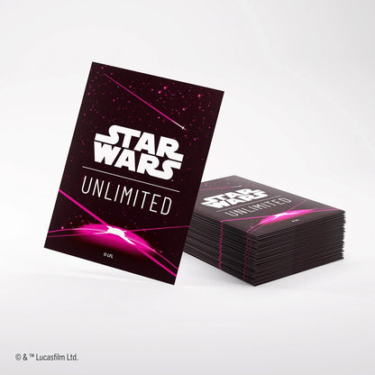 【GAMEGENIC】SWU ART SLEEVES - Card Back Magenta※配送方法はゆうパックをご選択ください