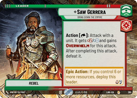 【LAW265/EN】Saw Gerrera - Bring Down The Empire (Hyperspace)