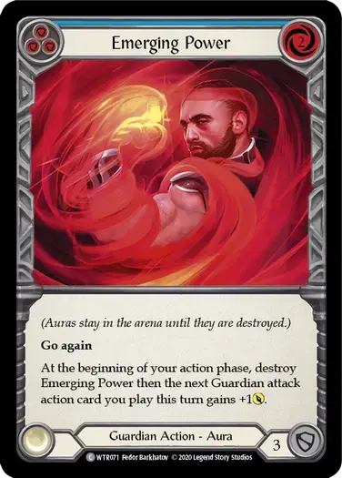 【U-WTR071/EN/RF】Emerging Power[Blue]