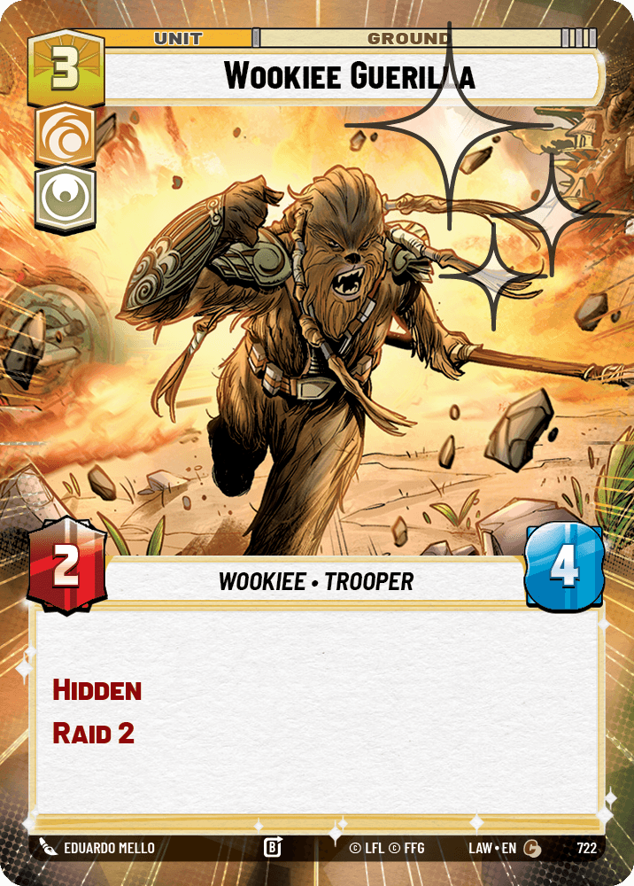 【LAW722/EN】Wookiee Guerilla (Hyperspace/Foil)