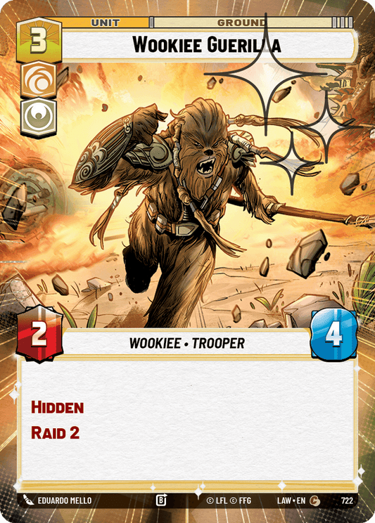 【LAW722/EN】Wookiee Guerilla (Hyperspace/Foil)