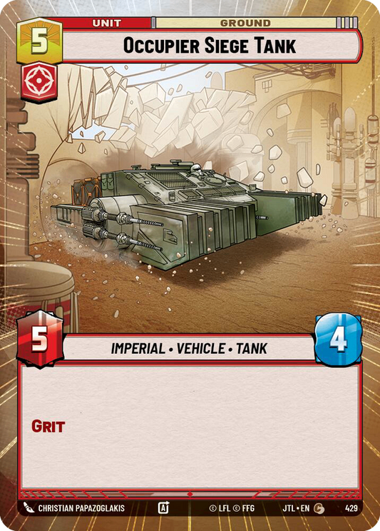【JTL429/EN】Occupier Siege Tank (Hyperspace)