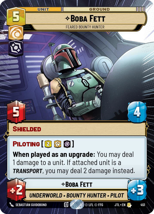 【JTL451/EN】Boba Fett - Feared Bounty Hunter (Hyperspace)