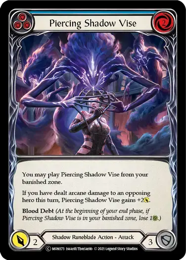 【U-MON173/EN】Piercing Shadow Vise[Blue]