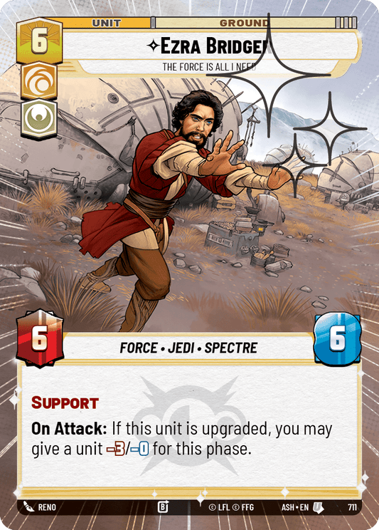 【ASH711/EN】Ezra Bridger - The Force is All I Need (Hyperspace/Foil)