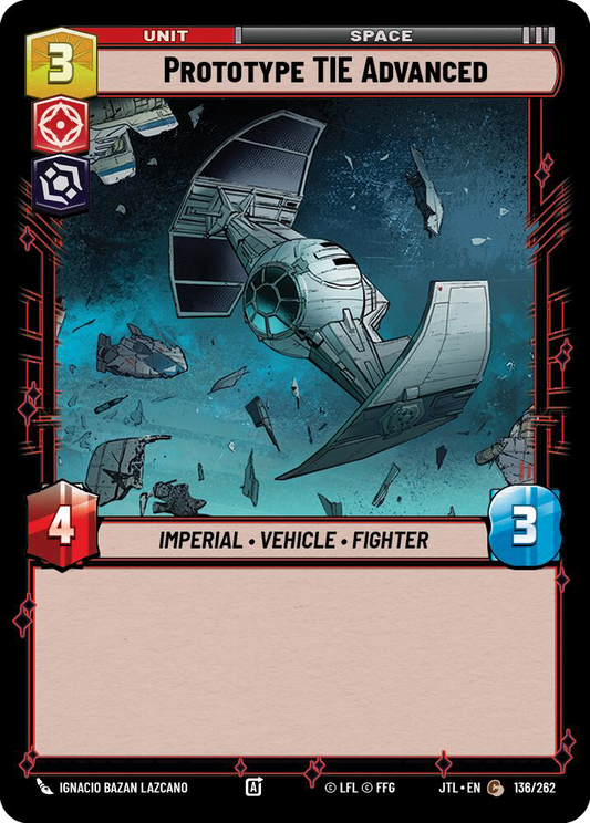【JTL136/EN】Prototype TIE Advanced