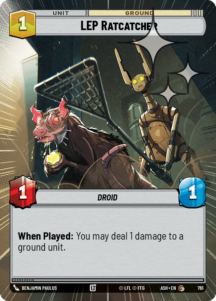 【ASH761/EN】LEP Ratcatcher (Hyperspace/Foil)