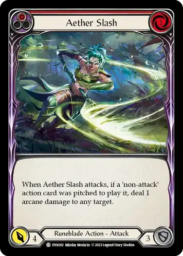 【DYN182/EN/RF】Aether Slash[Red]