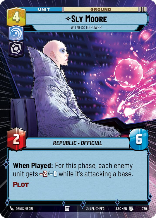 【SEC0789/EN】Sly Moore - Witness to Power (Hyperspace/Foil)
