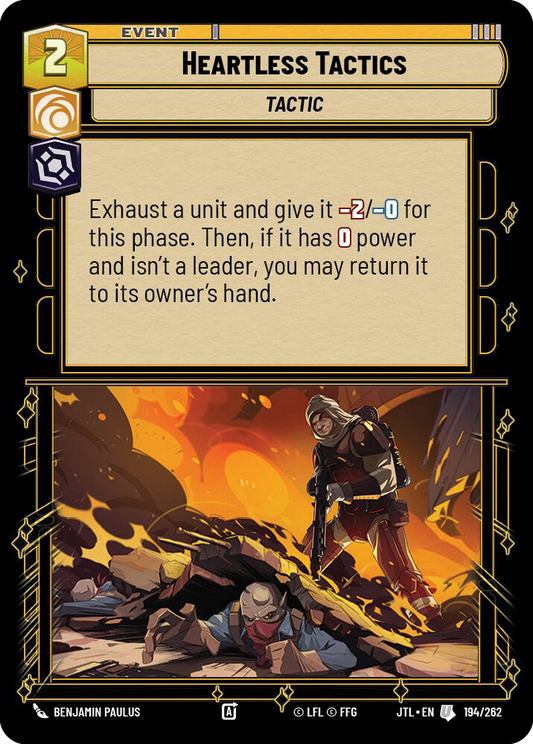 【JTL692/EN】Heartless Tactics(Foil)
