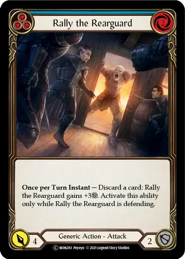 【U-MON283/EN】Rally the Rearguard[Blue]