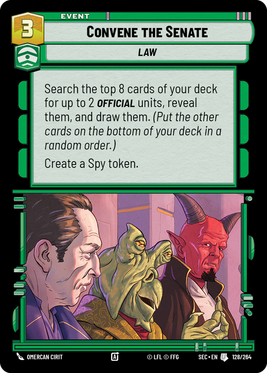 【SEC0128/EN】Convene the Senate