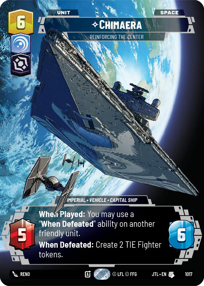 【JTL1017/EN】Chimaera - Reinforcing the Center (Prestige)