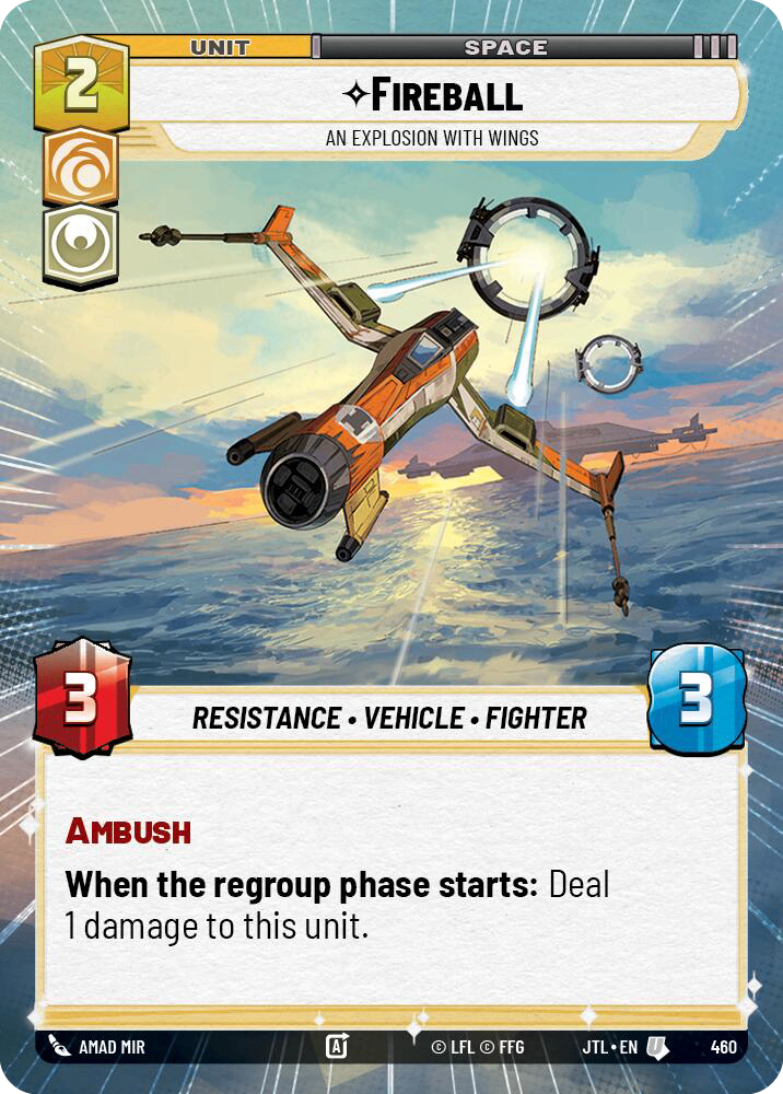 【JTL932/EN】Fireball - An Explosion With Wings (HYPERSPACE/FOIL)