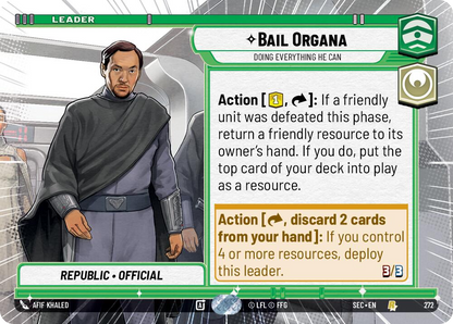【SEC0272/EN】Bail Organa - Doing Everything He Can (Hyperspace)
