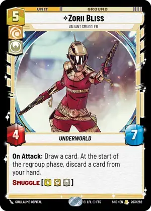 【SHD203/EN】Zorii Bliss - Valiant Smuggler (FOIL)