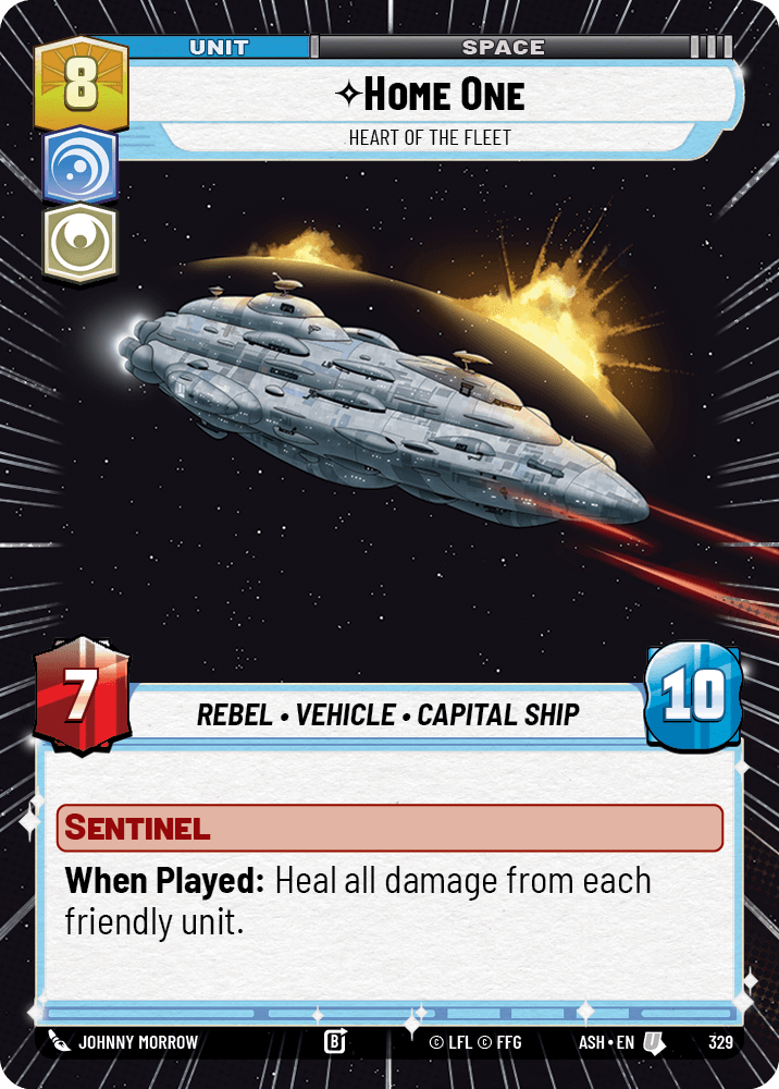 【ASH329/EN】Home One - Heart of the Fleet (Hyperspace)