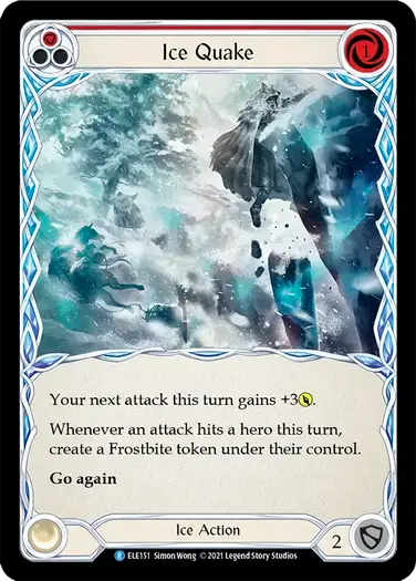 【ELE151/EN】Ice Quake[Red]
